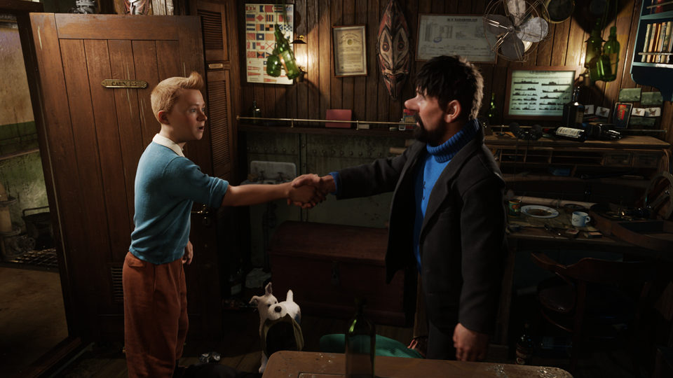 Imagen de la película The Adventures of Tintin: Secret of the Unicorn