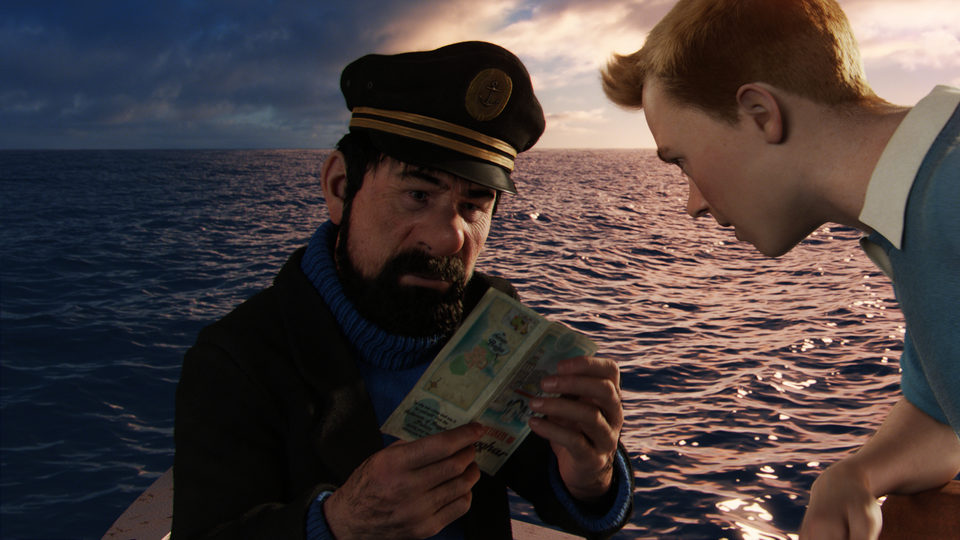 Imagen de la película The Adventures of Tintin: Secret of the Unicorn