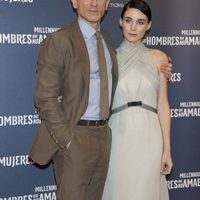 Daniel Craig y Rooney Mara en la premiere en Madrid de 'Los hombres que no amaban a las mujeres'