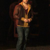 Daniel Radcliffe en el rodaje de 'Horns'
