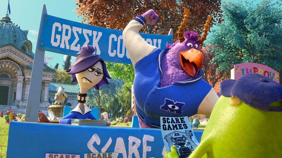 Imagen de la película Monsters University