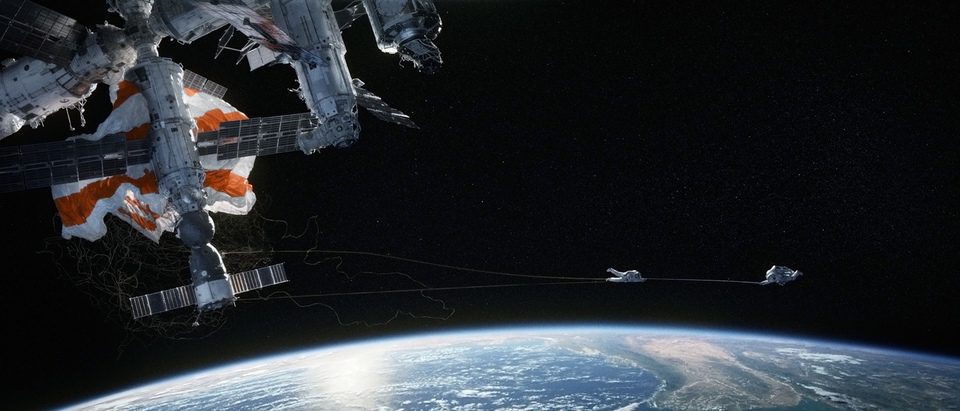 Imagen de la película Gravity