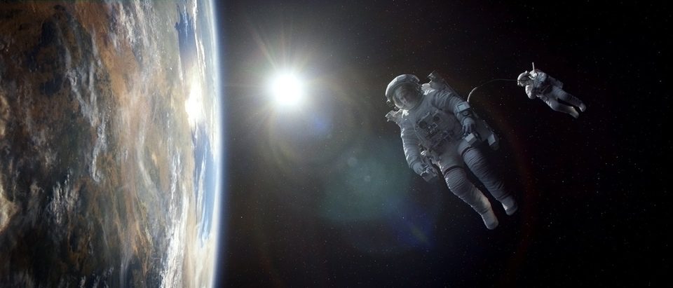 Imagen de la película Gravity