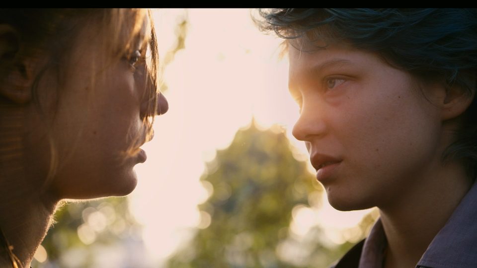 Imagen de la película Blue Is the Warmest Color