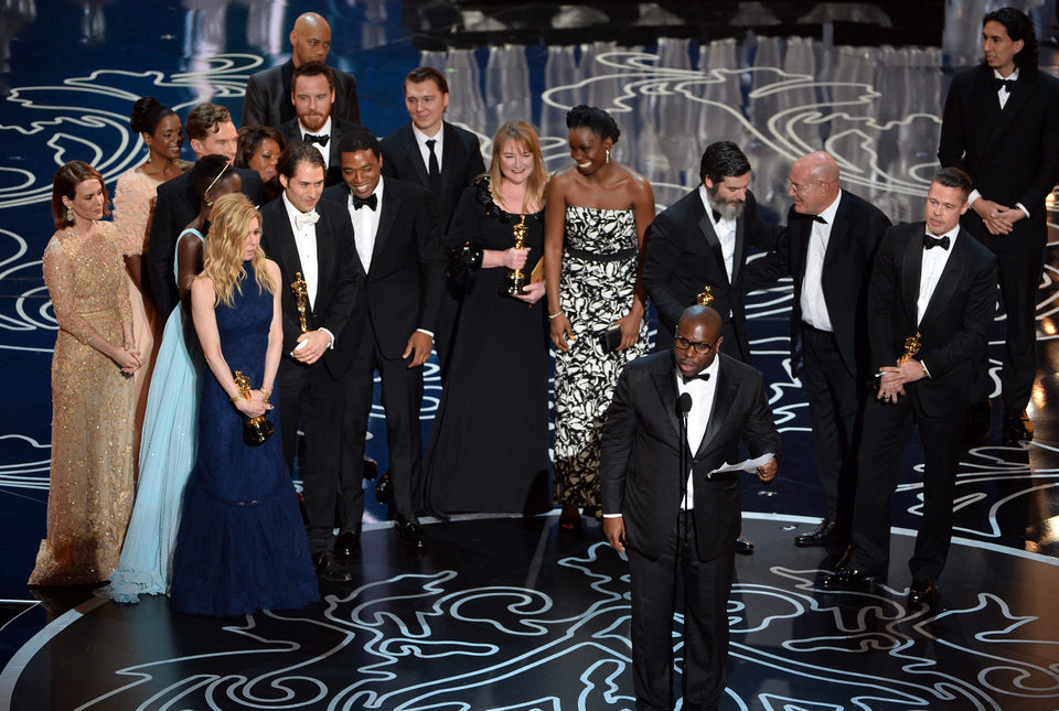 The team of '12 Years a Slave', Best Motion Picture at the 2014 Oscars