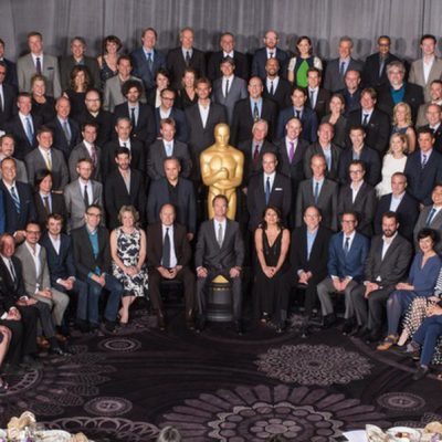 Family photograph at the Oscars' Nominees Luncheon 2015