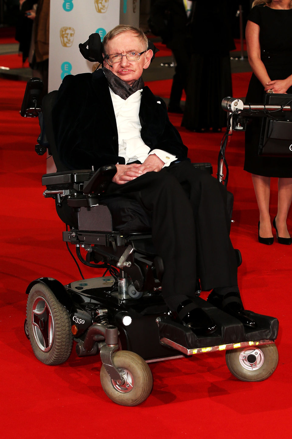 Stephen Hawking at the BAFTA 2015