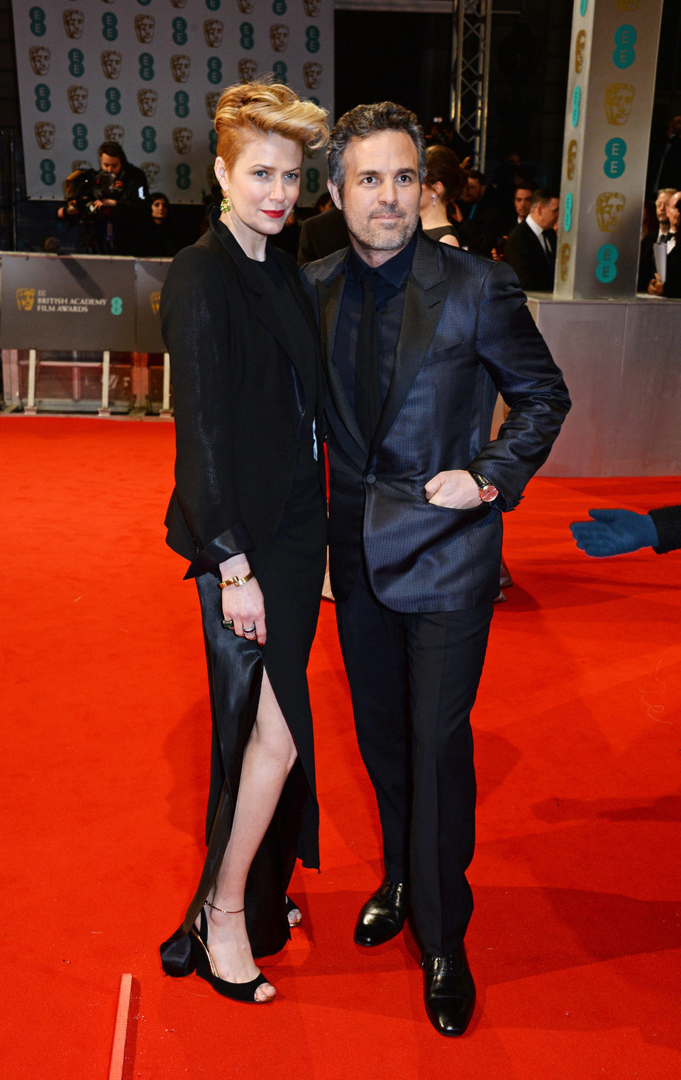 Mark Ruffalo and Sunrise Coigney at the BAFTA 2015
