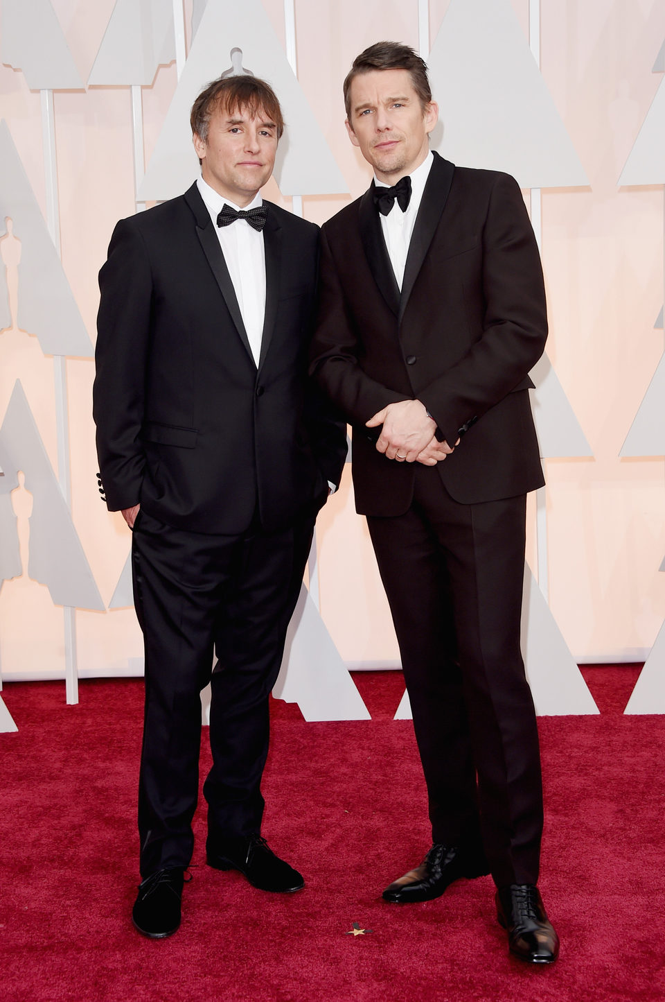 Richard Linklater and Ethan Hawke at the Oscar 2015