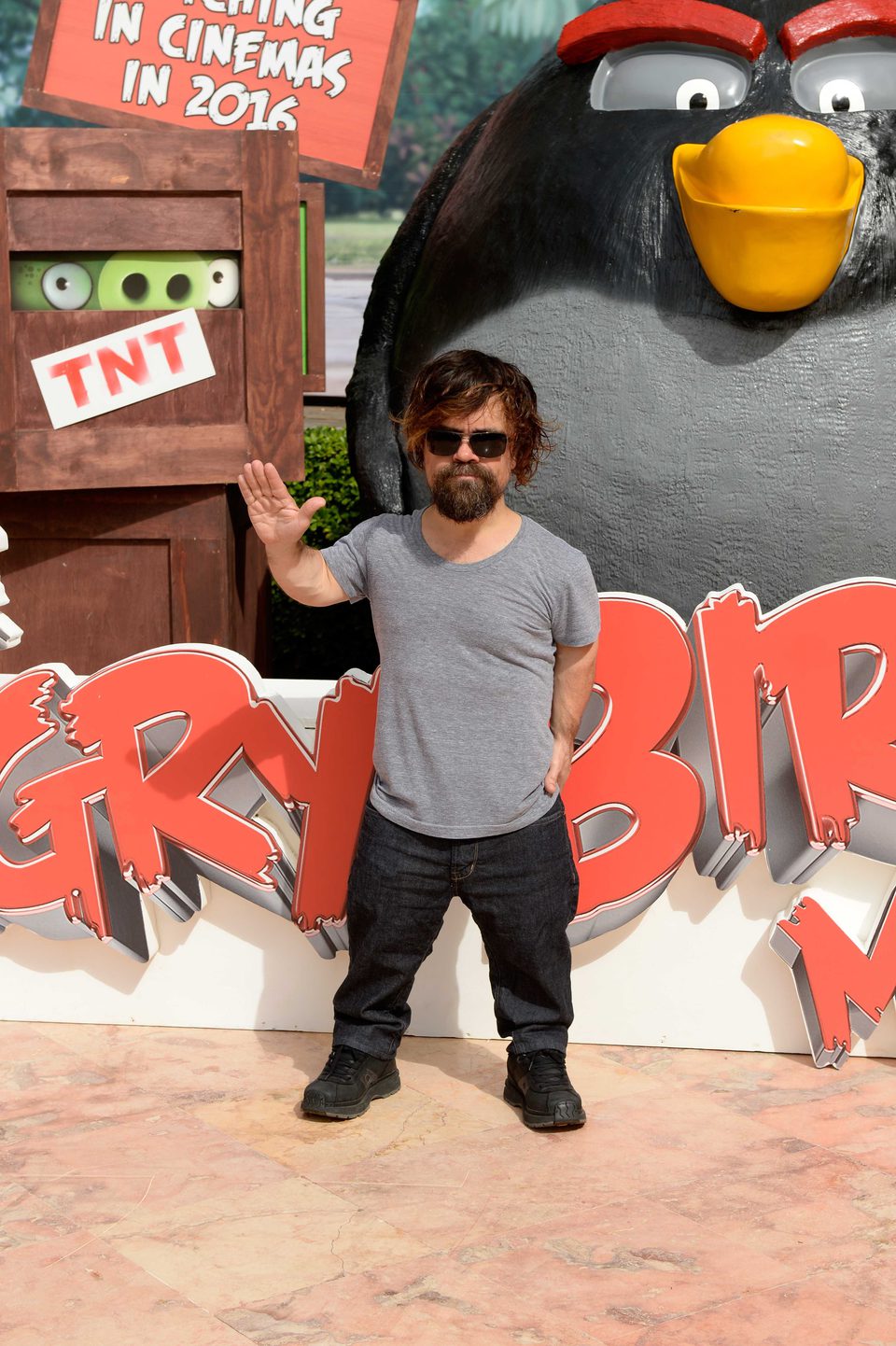 Peter Dinklage presents 'Angry Birds' at Summer of Sony 2015