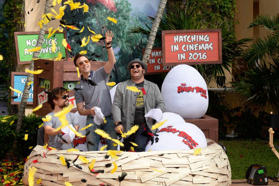 The 'Angry Birds' stars make their nest in Cancun