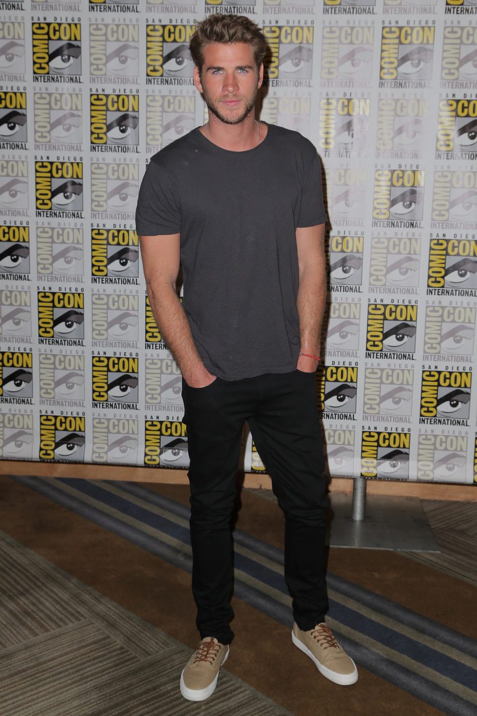 Liam Hemsworth at the Comic-Con 2015