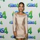 Actress Candice Patton poses in the green room at the 2015 Teen Choice Awards