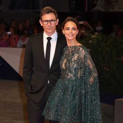 Michel Hazanavicius and Bérénice Bejo at the 72nd Venice Film Festival