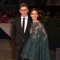 Michel Hazanavicius and Bérénice Bejo at the 72nd Venice Film Festival
