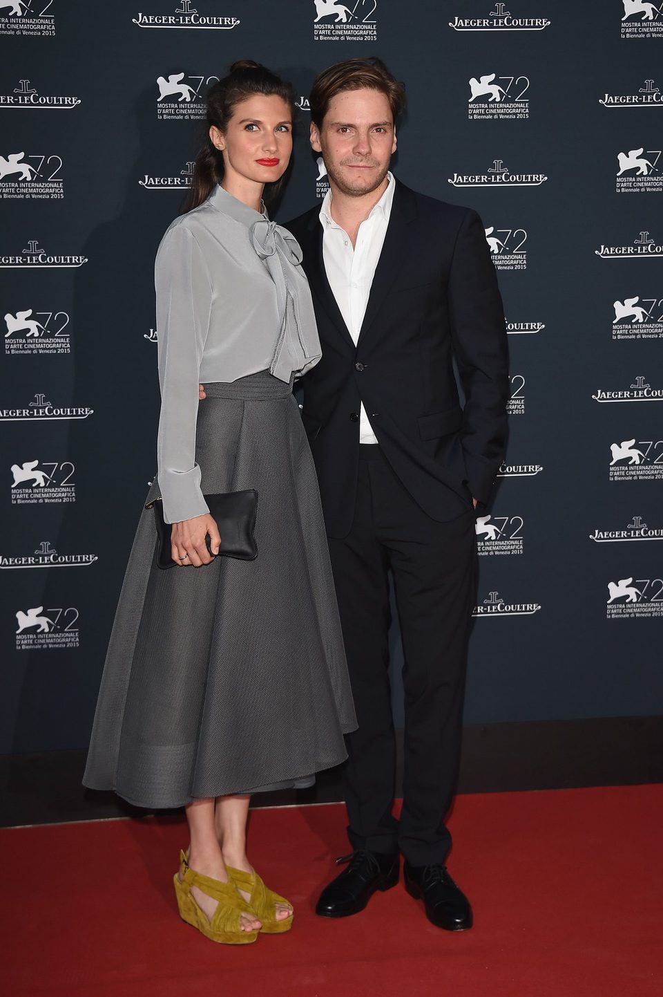 Daniel Brühl and Felicitas Rombold at the 72nd Venice Film Festival