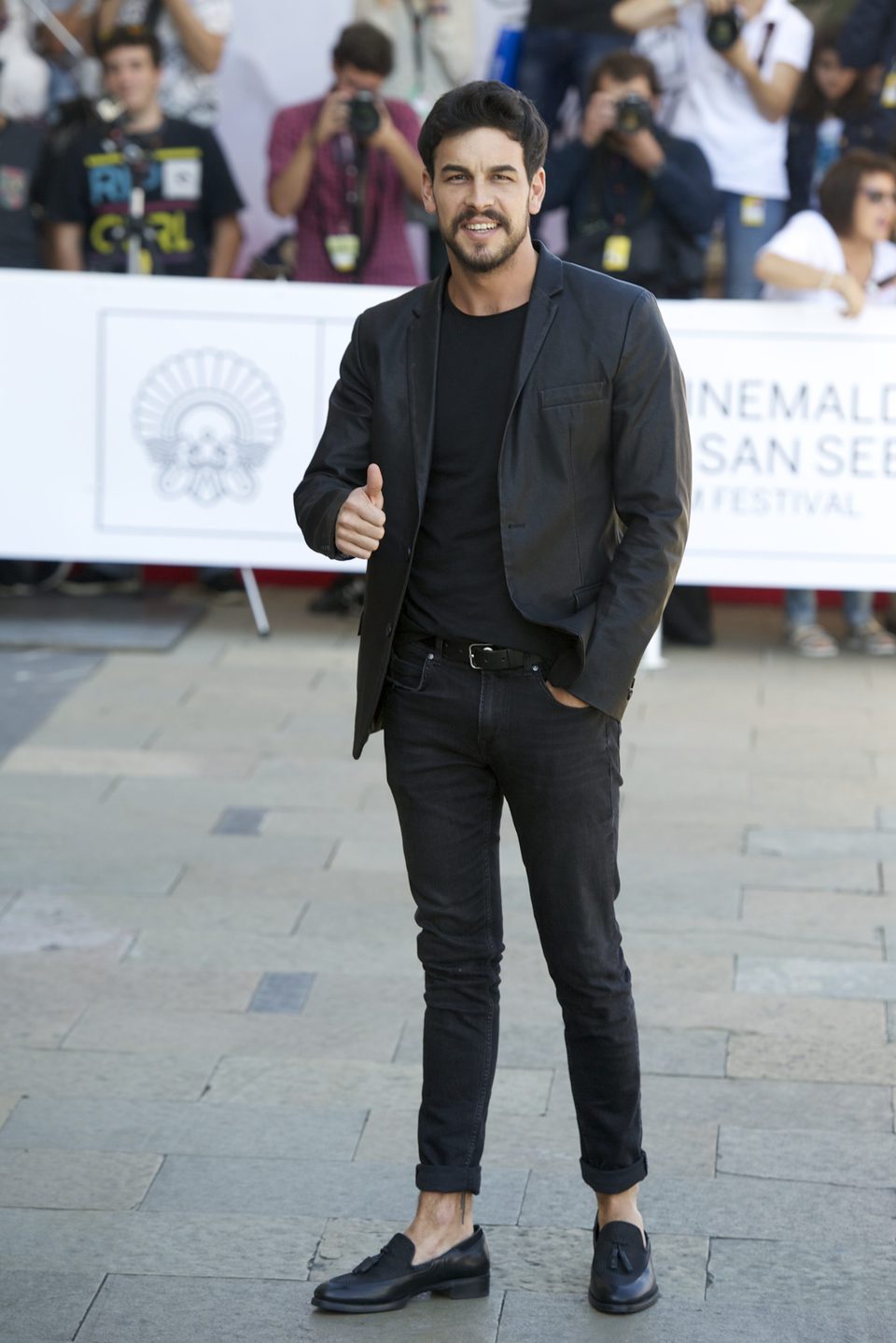 Mario Casas at the San Sebastian Film Festival 2015