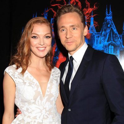 Tom Hiddleston and Emily Coutts at the NY premiere of 'Crimson Peak'