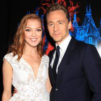 Tom Hiddleston and Emily Coutts at the NY premiere of 'Crimson Peak'