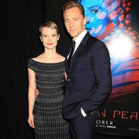 Tom Hiddleston and Mia Wasikowska at the NY premiere of 'Crimson Peak'