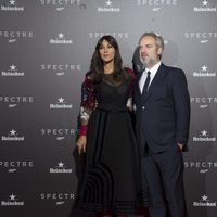 Sam Mendes and Monica Belluci in 'Spectre' premiere in Madrid