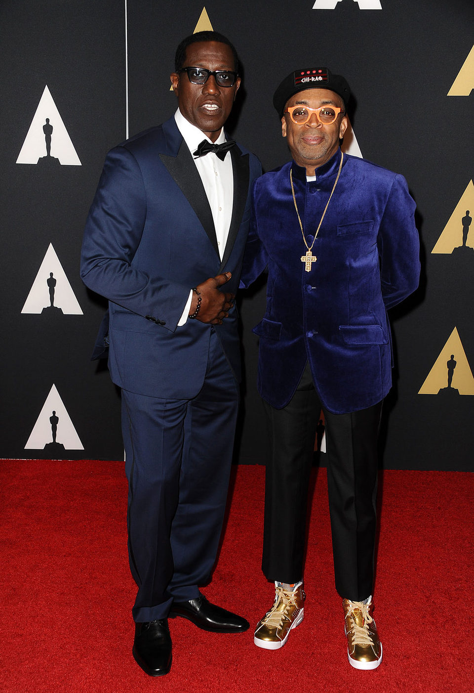 Wesley Snipes and Spike Lee in Governor's Awards 2015