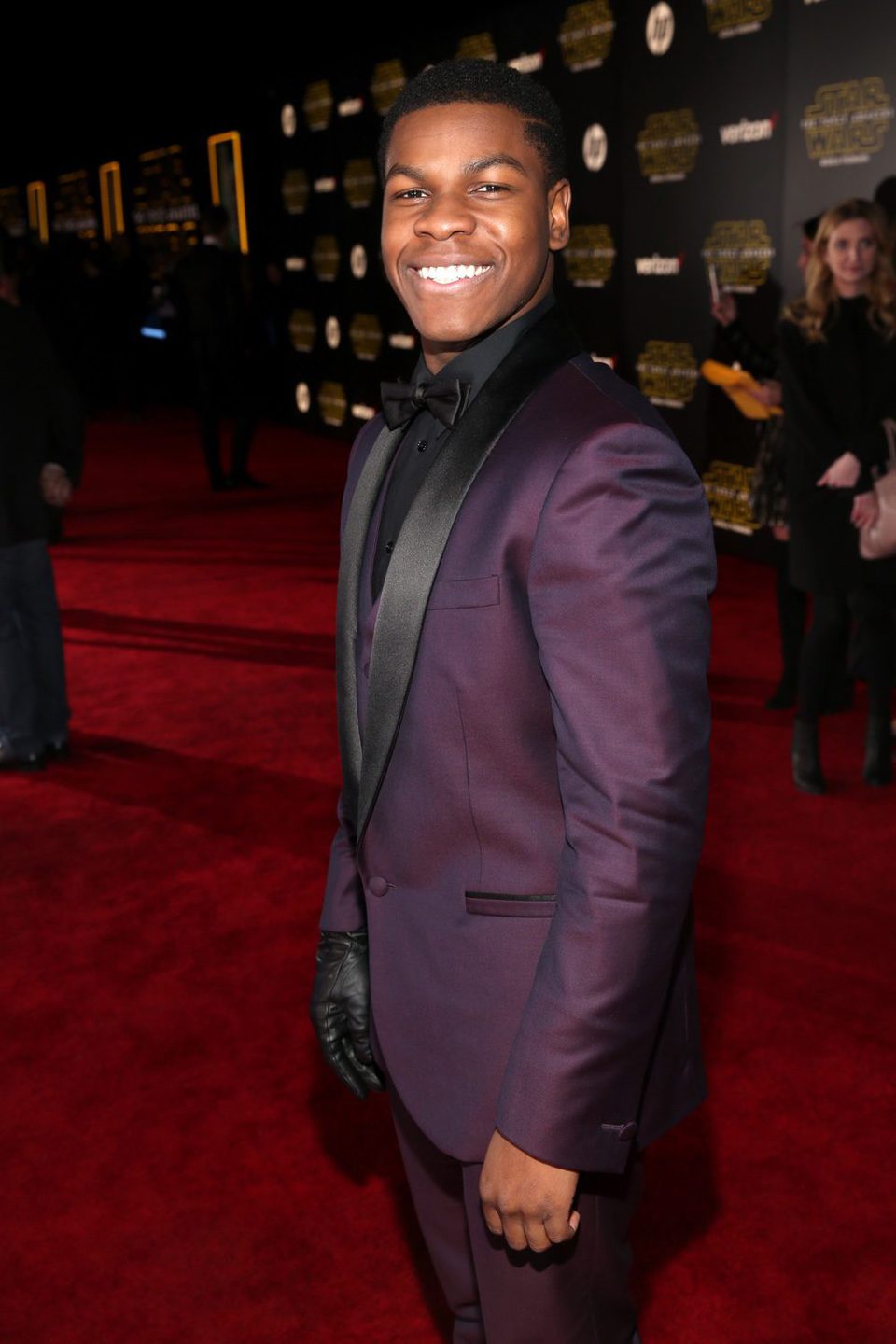 John Boyega in the 'Star Wars: The Force Awakens' World Premiere