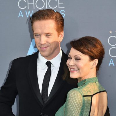 Damien Lewis arrived with his wife to the 2016 Critics Choice Awards red carpet