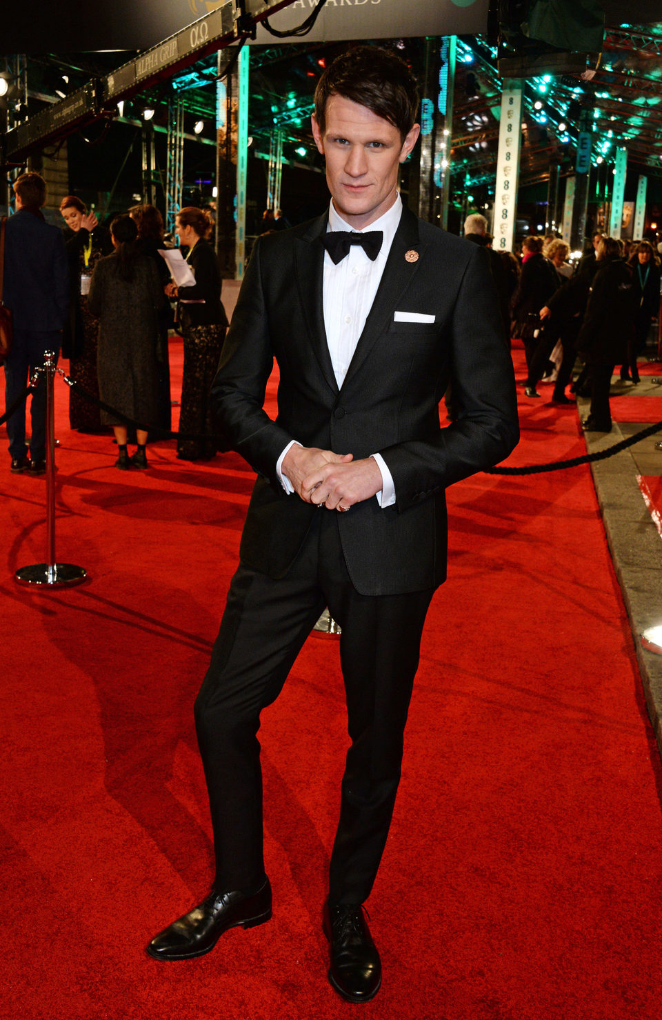 Matt Smith at the 2016 BAFTA Awards' red carpet