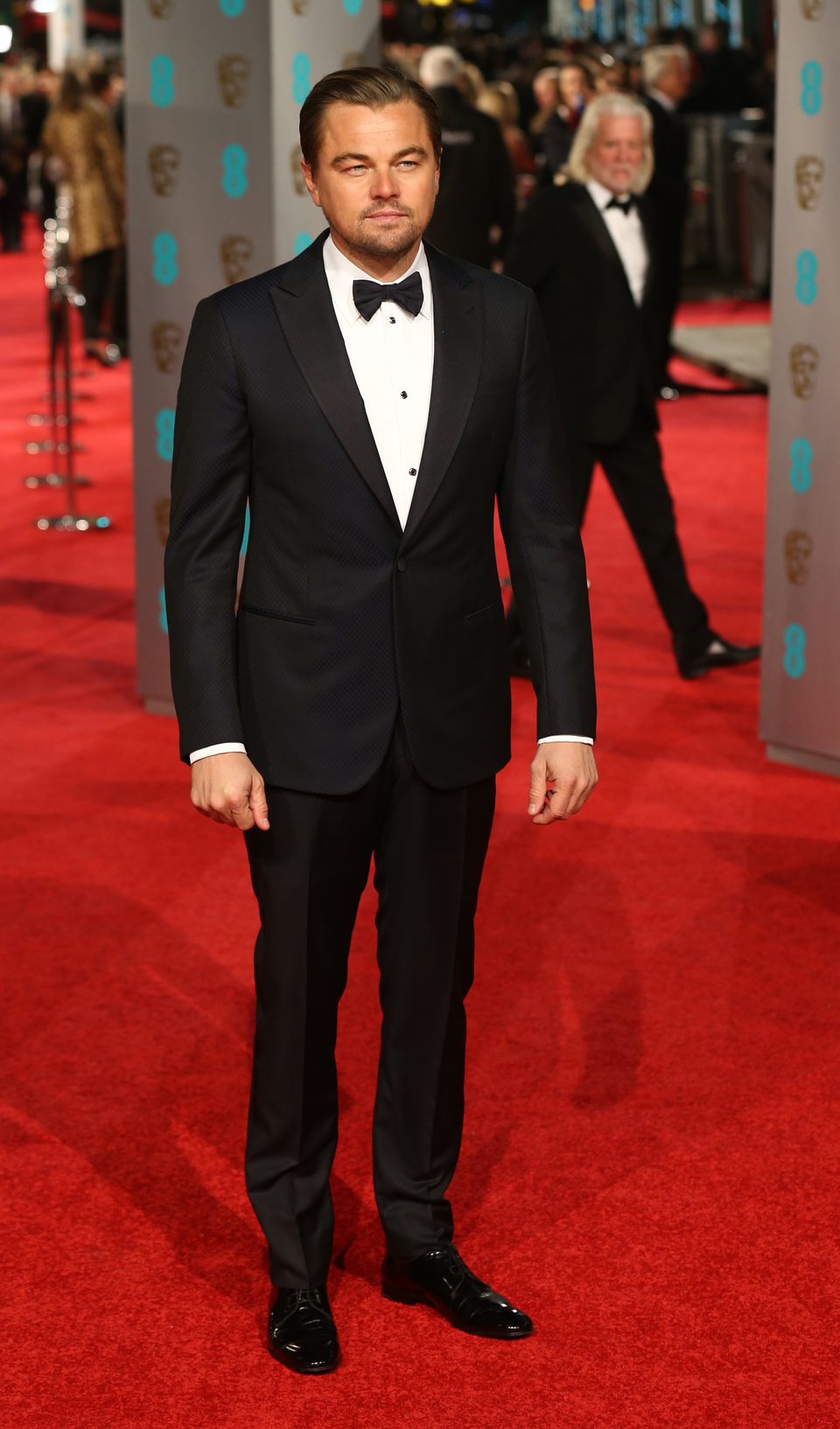 Leonardo DiCaprio at the 2016 BAFTA Awards' red carpet