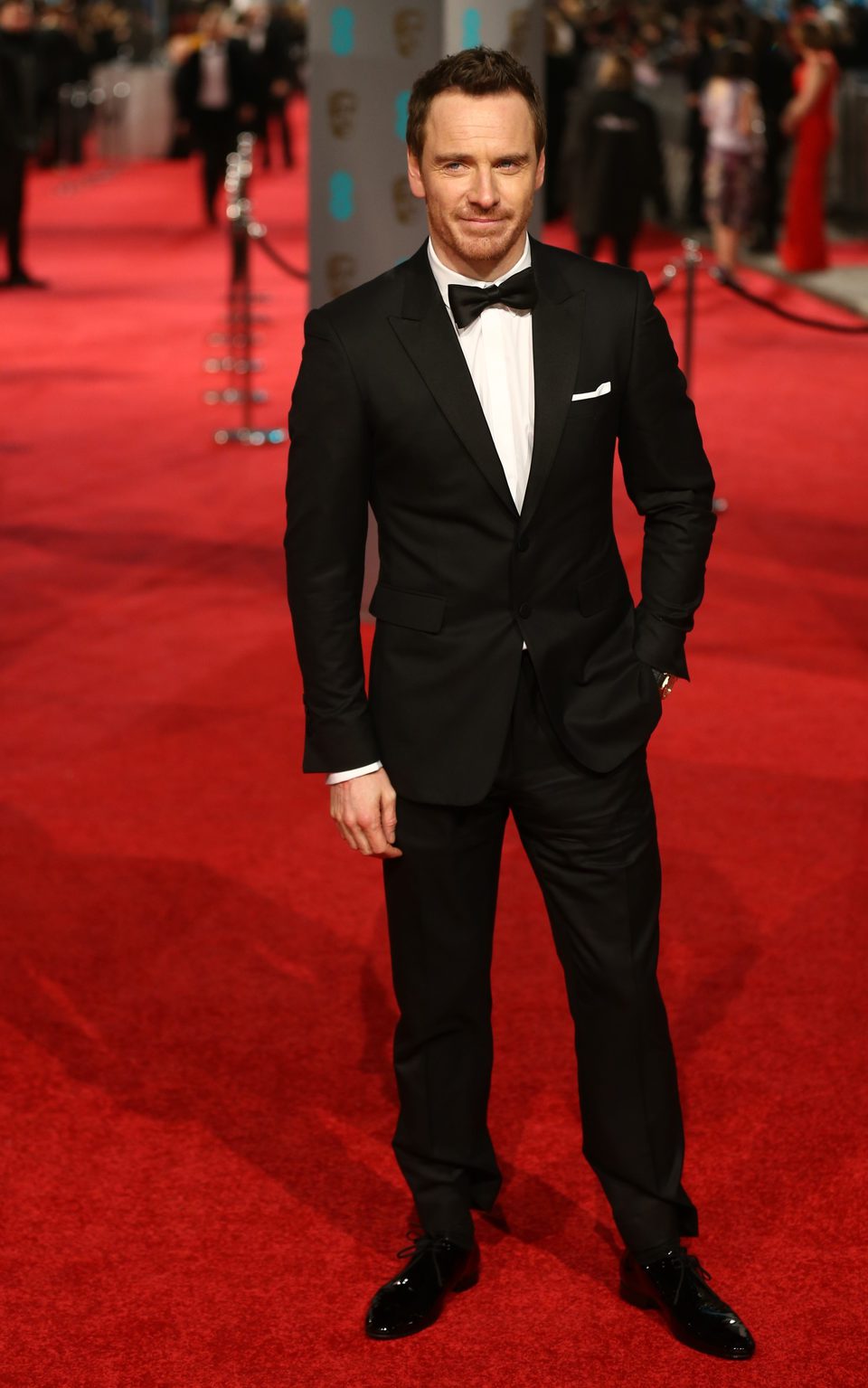 Michael Fassbender at the 2016 BAFTA Awards' red carpet