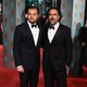 Leonardo DiCaprio and Alejandro G. Iñárritu at the 2016 BAFTA Awards' red carpet
