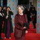 Maggie Smith at the 2016 BAFTA Awards' red carpet