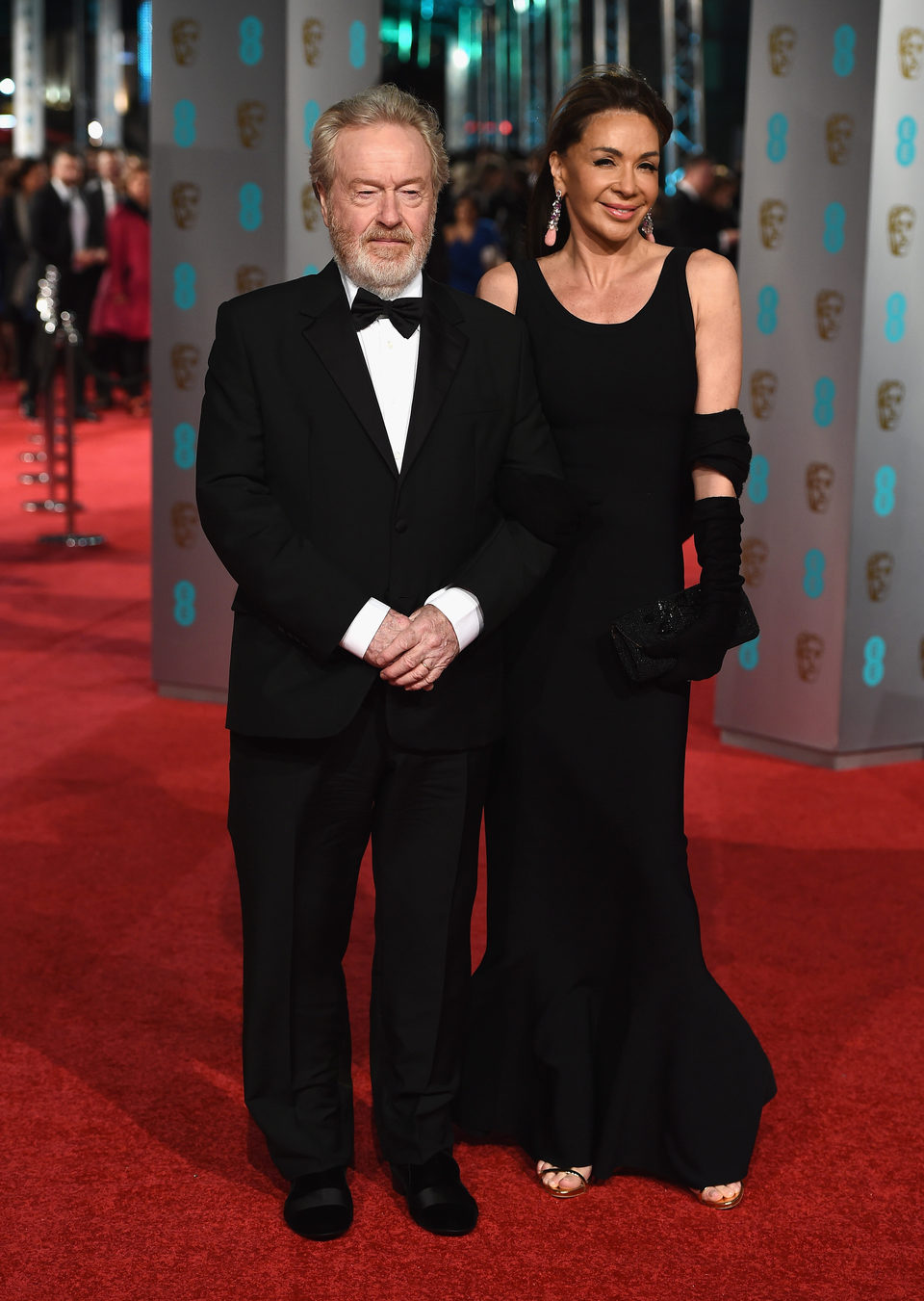 Ridley Scott at the 2016 BAFTA Awards' red carpet