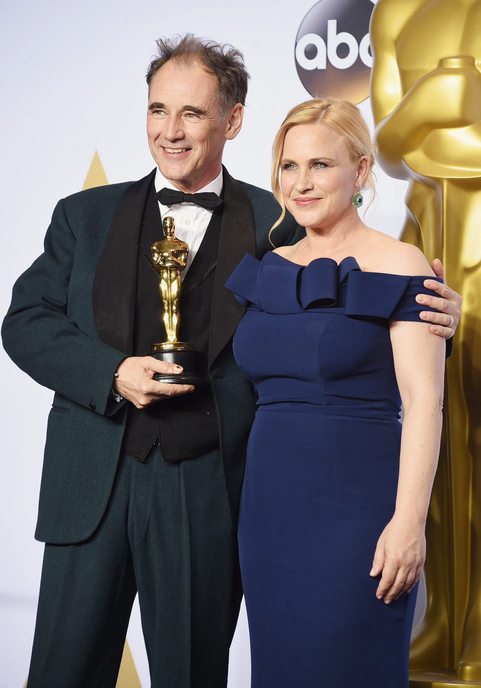 Mark Rylance and Patricia Arquette Oscars 2016