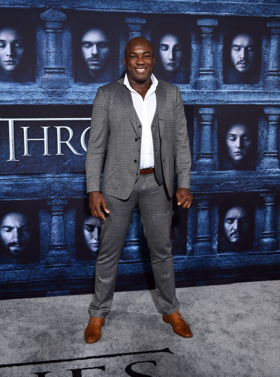 DeObia Oparei at the premiere of 'Game of Thrones' Season Six