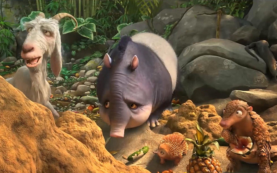 Imagen de la película Robinson Crusoe