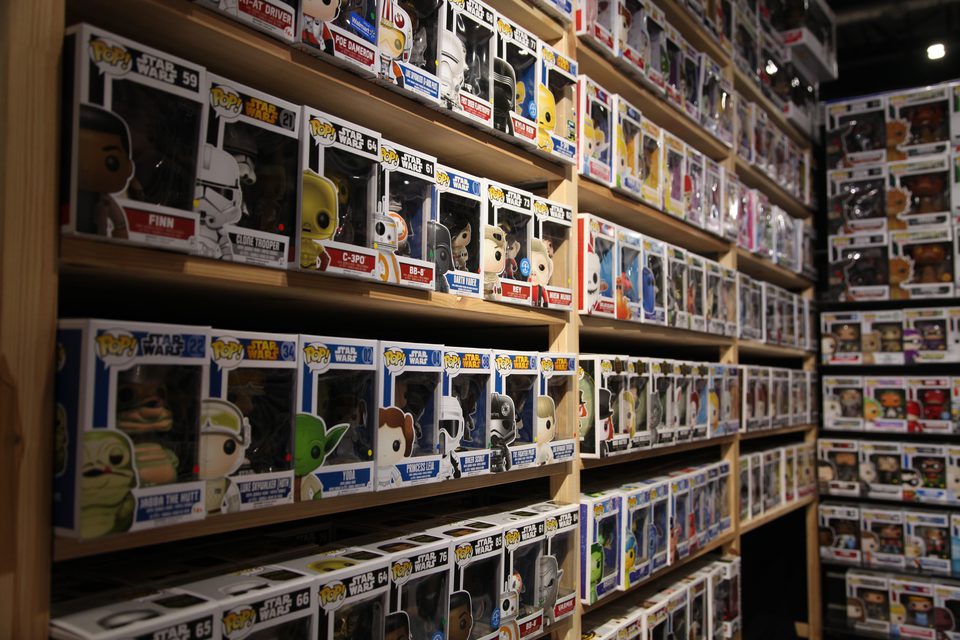 Funko Pop figures at the Star Wars Celebration 2016