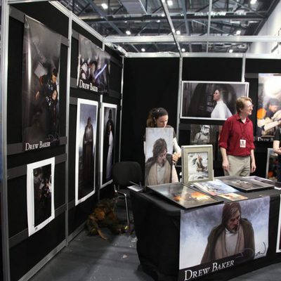 Artists stands at the Star Wars Celebration 2016