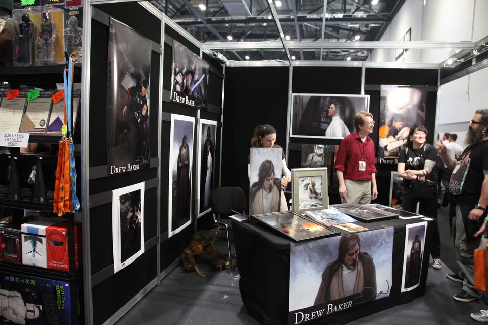 Artists stands at the Star Wars Celebration 2016