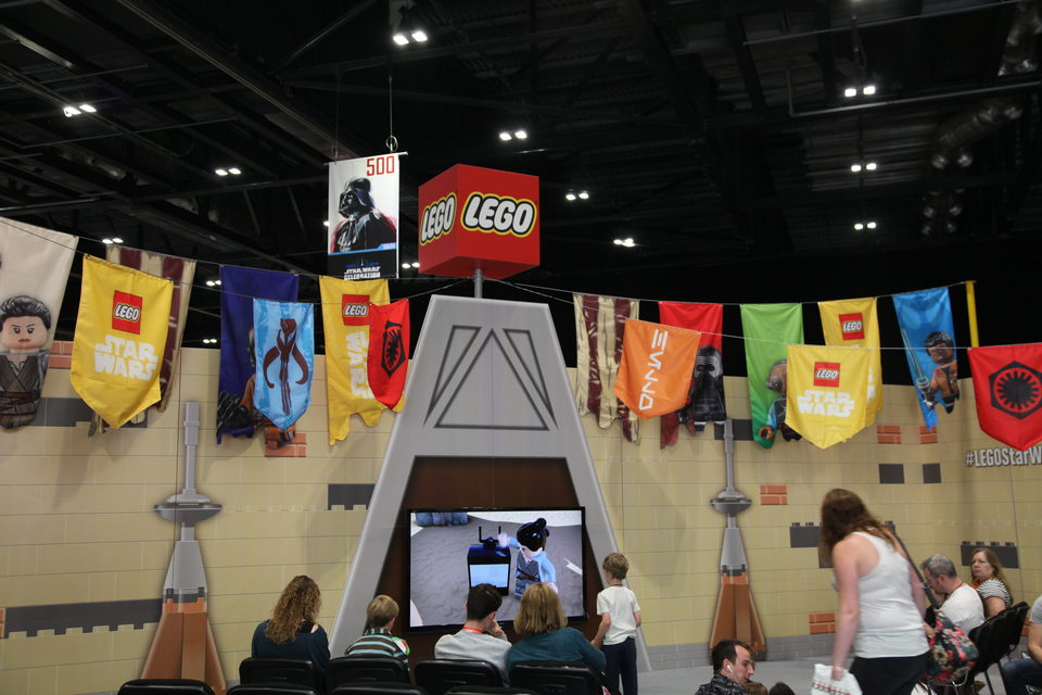 Lego's stand at the Star Wars Celebration 2016
