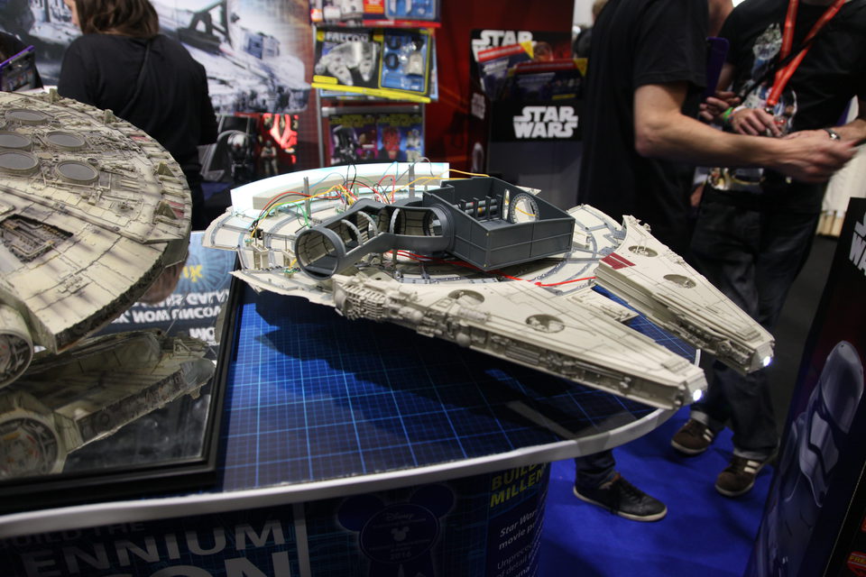 Model of the Millenium Falcon at the Star Wars Celebration 2016
