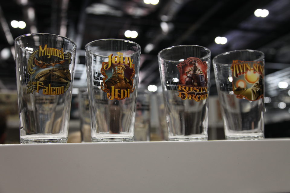 Glasses from the Star Wars Celebration 2016