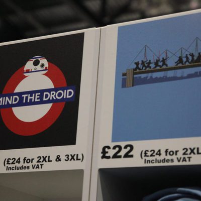 T-shirts from the Star Wars Celebration 2016