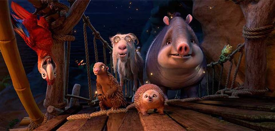 Imagen de la película Robinson Crusoe