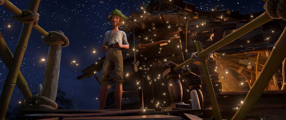 Imagen de la película Robinson Crusoe