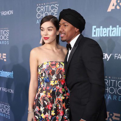 Hailee Steinfel with a rapper Nick Cannon