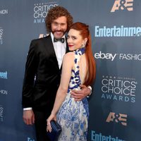 T.J. Miller, Critics Choice Awards's host with Kate Miller