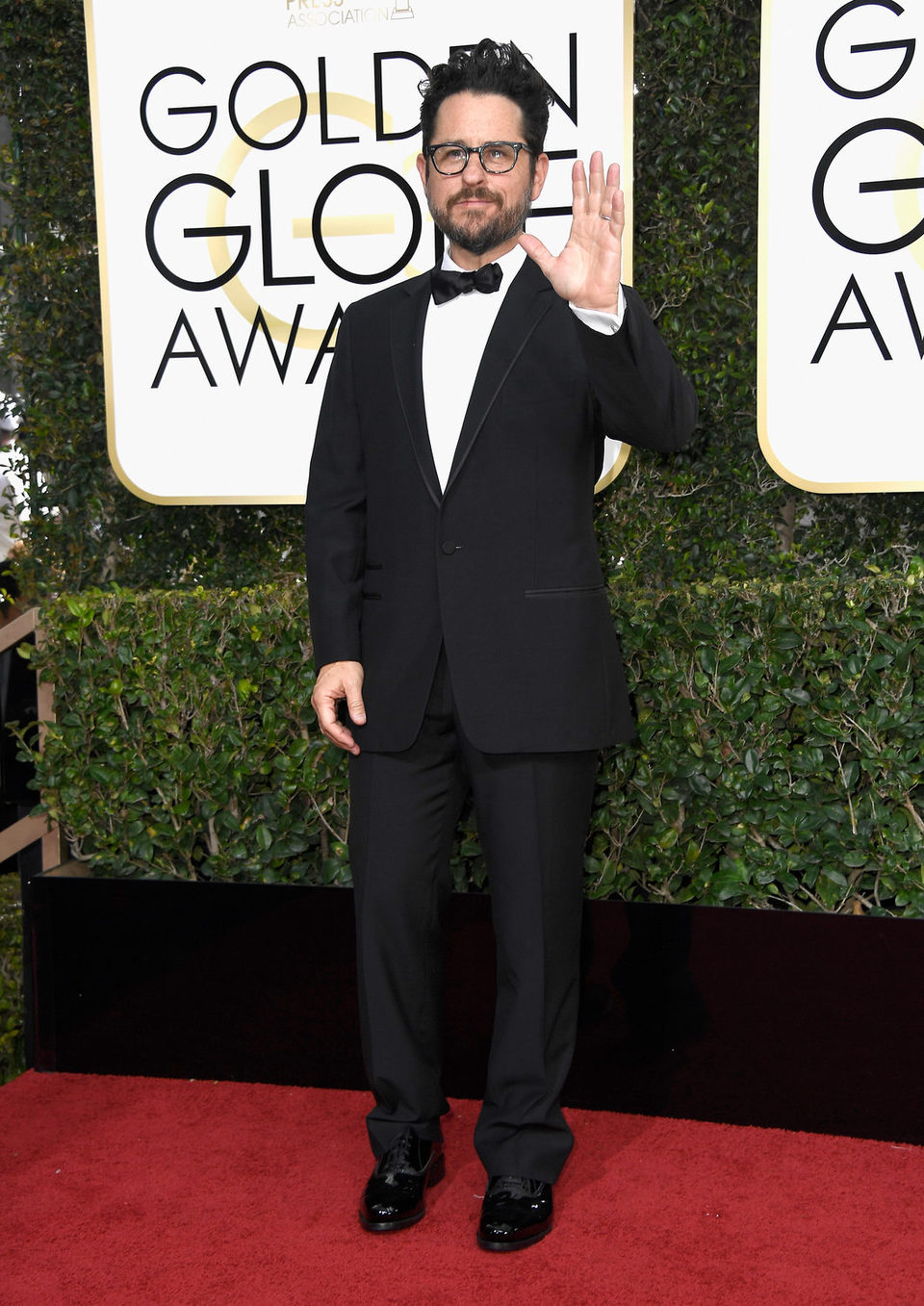 J.J. Abrams at the 2017 Golden Globes red carpet
