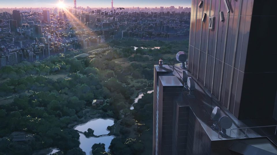 Imagen de la película The Garden of Words